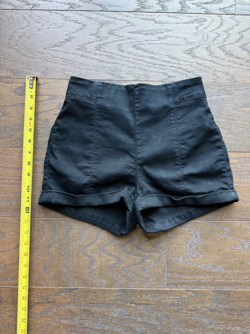 Cooperative by Urban Outfitters High Waisted Black Denim Shorts Size 0